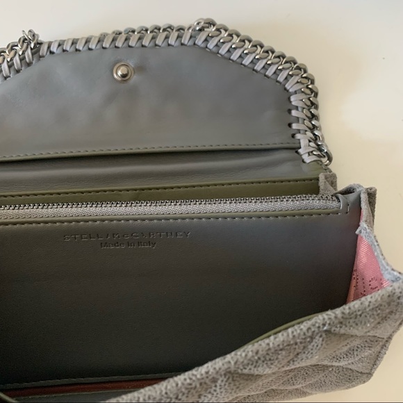 Stella McCartney Gray Falabella Continental Wallet - Picture 5 of 8